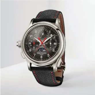  ?? ?? Ref.5373P-001 Split-Seconds Monopusher Chronograp­h for Left-Handers, Perpetual Calendar