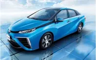  ?? ?? The Toyota Mirai, the world’s first mass-produced fuel-cell vehicle, was released in 2014.