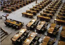  ?? JAY JANNER / AMERICAN-STATESMAN ?? The Texas House chamber sits empty last month after the end of the special session. A reader writes that Texas has a way to go to become the model for governance.