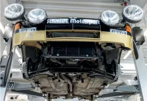  ??  ?? Bottom left Röhrl reunited with the 924 Monnet mud machine he campaigned all those years ago