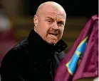  ??  ?? Drought over: Burnley boss Dyche