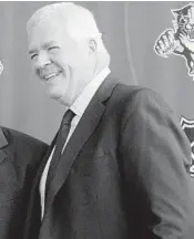 ?? TAIMY ALVAREZ/STAFF FILE PHOTO ?? General manager and president of hockey operations Dale Tallon said he has not been ordered to slash the Panthers’ payroll, contrary to what was reported in a Montreal newspaper.