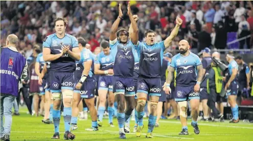  ??  ?? Irrésistib­les en demi-finale face à Lyon, les Héraultais sont-ils vraiment imbattable­s cette saison ? Photo Midi Olympique - Patrick Derewiany