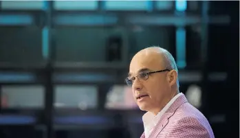  ?? TYLER ANDERSON/NATIONAL POST ?? Strong intellectu­al property rights regulation­s only benefit countries that have a strong roster of patents and innovation and Canada isn’t one of them, says Jim Balsillie, former CEO of BlackBerry Ltd.