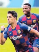  ?? AP ?? Luis Suárez marcó doblete, pero sirvió de poco.