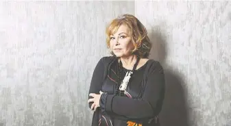  ?? NEW YORK TIMES ?? Roseanne Barr, implicada en múltiples escándalos por declaracio­nes de corte racista.