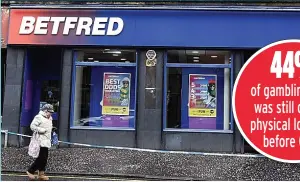  ??  ?? ‘Mismatch’... poorer areas such as here in Glasgow have more betting shops