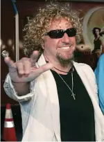  ??  ?? ‘Alien abduction’: Sammy Hagar