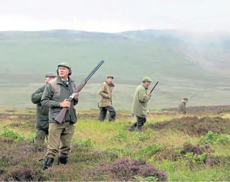  ?? Picture: Graeme Hart. ?? The Glorious Twelfth marks the start of the grouse shooting season.