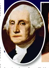  ??  ?? Long-term L t lovers: l George G Washington W hi and Sally Fairfax