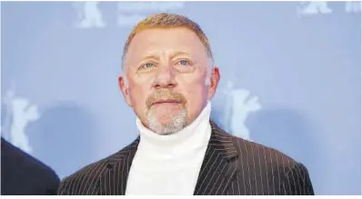  ?? Fabrizio Bensch / Reuters ?? Boris Becker, en la Berlinale de 2023 por un documental sobre su vida, a los dos meses de salir de la cárcel.