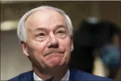  ?? MANUEL BALCE CENETA — THE ASSOCIATED PRESS FILE ?? Arkansas Gov. Asa Hutchinson testifies before a Senate Judiciary Committee hearing on Capitol Hill in Washington.