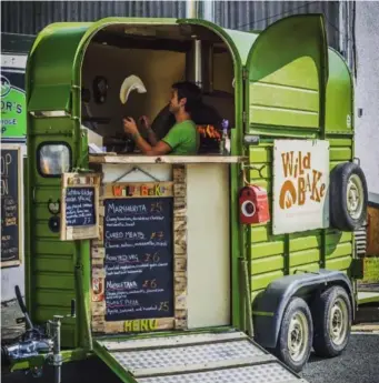  ??  ?? Wild Bake pizza is on the menu from a horsebox in Wadebridge (Facebook)