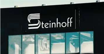  ?? | Supplied ?? A STEINHOFF Internatio­nal Holdings logo on display outside the company’s offices in Stellenbos­ch.