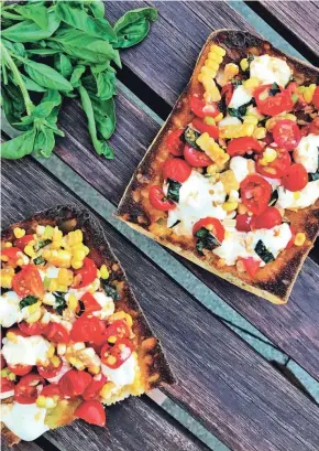  ?? ANNA THOMAS BATES ?? Sweet Corn Bruschetta is one delicious way to enjoy this seasonal treat.