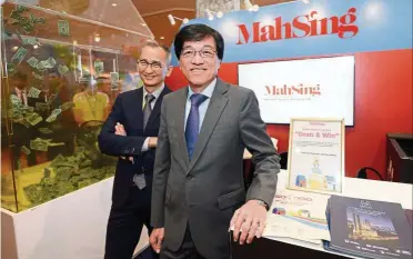  ??  ?? Business forum: Mah Sing Group CEO Datuk Ho Hon Sang (right) and Ng at the Invest Malaysia Kuala Lumpur 2019 forum.