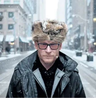  ?? GIORDANO CIAMPINI/THE CANADIAN PRESS ?? Zack Ward, who famously played Scut Farkus in the holiday classic A Christmas Story poses for a portrait in Toronto on Friday, Dec. 15.