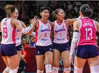 Creamline seeks to cement legacy, Angels aim to break through - PressReader