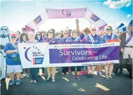  ?? ?? The Relay for Life of Palm Beach County is returning as an in-person event to the South Florida Fairground­s after a pandemic hiatus.