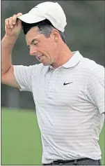  ??  ?? Rory Mcilroy was a dejected man after missing the halfway cut