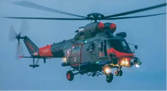  ??  ?? W-3直升机由波兰交易给­斯洛伐克空军