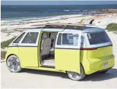  ?? VOLKSWAGEN GROUP ?? VW made the announceme­nt in Pebble Beach because “the microbus has long been part of the California lifestyle,” CEO Herbert Diess said.