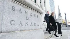  ?? SEAN KILPATRICK / THE CANADIAN PRESS FILES ?? Carolyn Wilkins, Senior Deputy Governor of the Bank of Canada right, says the institutio­n needs to seek out different viewpoints in policymaki­ng.