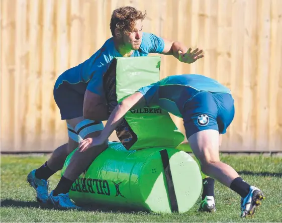  ?? Picture: GETTY IMAGES ?? Michael Hooper and the Wallabies carry out their preparatio­ns ahead of their next clash with New Zealand.