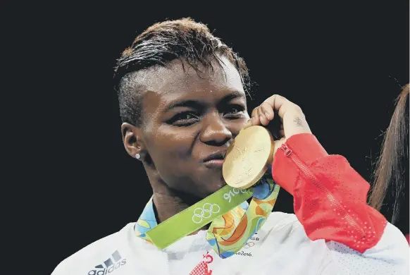  ??  ?? Double Olympic gold medal-winning boxer Nicola Adams.