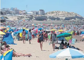  ??  ?? No solo una playa bonita (y premiada): Las Grutas y alrededore­s ofrecen, además de un espectacul­ar paisaje, un amplio menú de programas, siempre cerca de la naturaleza, del agua y de la rica fauna local