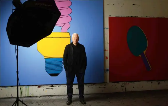  ??  ?? Capturing the everyday Michael Craig-martin elevates common objects to art pieces