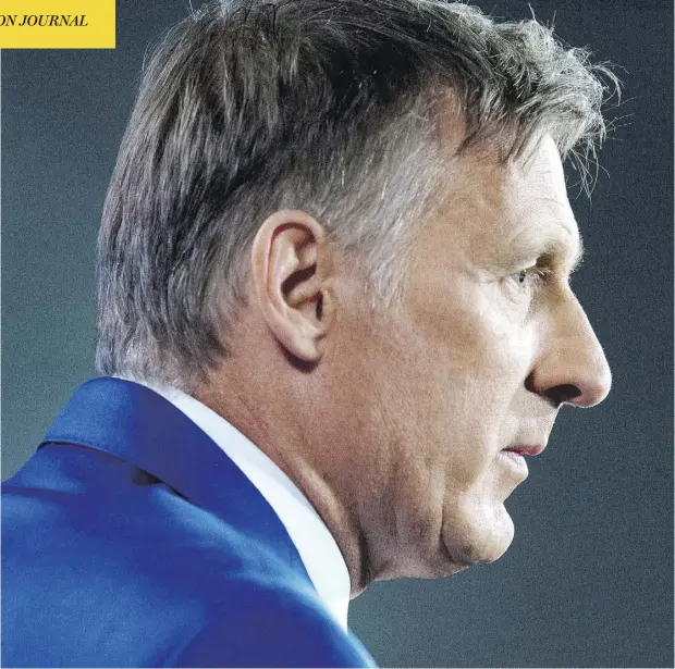 ?? ADRIAN WYLD / THE CANADIAN PRESS ?? Former leadership hopeful Maxime Bernier shocked the Conservati­ve establishm­ent Thursday, announcing he will leave to start his own party.