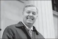  ?? AP/RICHARD SHIRO ?? Republican presidenti­al candidate Lindsey Graham announced Monday that he is ending his bid for the GOP nomination.