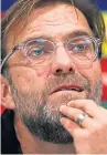  ?? Picture: Getty. ?? Jurgen Klopp’s side have lost three away group games in the competitio­n this season.