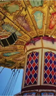  ?? ?? Round we go: Fairground ride at Butlin’s in Minehead which has room for just £15 per person per night