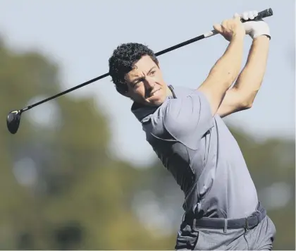  ??  ?? 2 Rory Mcilroy played a round with Donald Trump before his planned PGA Tour comeback next week and said he was impressed by the President’s game.