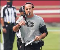  ?? Tony Avelar / Associated Press ?? New Jets head coach Robert Saleh is the first known Muslim American to hold that position in NFL history.