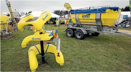  ?? WARWICK SMITH/STUFF ?? C-Dax has developed a range of hi-tech farming gadgets that provide farmers with more detailed informatio­n about things on the farm, including how much dry matter is available for feed.