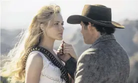  ?? PHOTO: SKY TV ?? Evan Rachel Wood and James Marsden in the second season of Westworld.