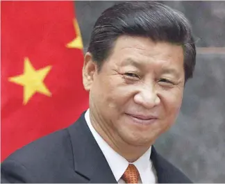  ?? FUENTE EXTERNA ?? Xi Jinping, presidente de China,reelecto indefinida­mente.