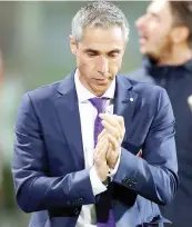  ??  ?? Paulo Sousa, 45 anni La Fiorentina ha effettuato 21 tiri verso la porta della Roma: in questo campionato; soltanto contro l’Atalanta (3-0) ne aveva effettuati di più, ben 29. La Fiorentina ha perso sei delle ultime sette gare di campionato contro la...