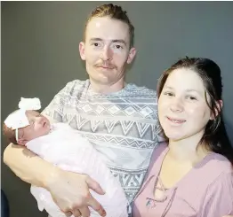  ?? ?? Charlotte Gibbons and Thomas King of Bunyip welcomed Ava Mary on last Tuesday’s palindrome date of 22-02-2022.