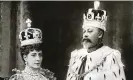  ?? Photograph: Pictorial Press Ltd/Alamy ?? King Edward VII and Queen Alexandra in their coronation robes in 1902.