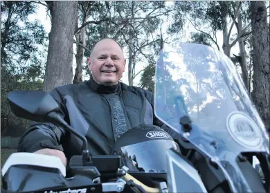  ??  ?? MEMORY: Wimmera Superinten­dent Paul Margetts, pictured, is preparing to join Acting Senior Sergeant Simon Grant and hundreds of Victorian motorbike enthusiast­s on a ride from Melbourne to Canberra on Friday and Saturday. The campaign is part of a 10th anniversar­y ‘Wall to Wall Ride to Remember’ national charity event, which honours police officers killed in the line of duty and raises money for police charity organisati­ons.