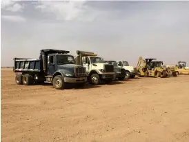  ?? FOTO: TT-AP/CARLEY PETESCH ?? Ett byggprojek­t mitt ute i öknen har visat sig vara en stor utmaning, men
■ om några månader väntas den amerikansk­a drönarbase­n stå färdig i Niger.
