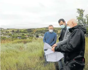  ?? Foto: Gobierno de Navarra ?? Jesús Arrizubiet­a, Rubén Goñi y Mauricio Olite.