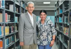  ?? ?? Bruno Rosario Candelier y Keila González Báez.