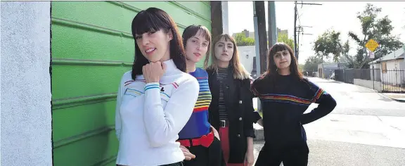  ??  ?? Peach Kelli Pop, fronted by Ottawa’s Allie Hanlon, are coming to play Ottawa Explosion Weekend. Hanlon, the former drummer for the White Wires, developed her singing chops in Los Angeles.