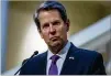  ?? ALYSSA POINTER/ALYSSA.POINTER@AJC.COM ?? Efforts to punish Gov. Brian Kemp went nowhere in many counties and were blocked by allies in some.