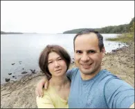  ?? (Special to the Democrat-Gazette) ?? Dmitry and Anastasia Nedosekin became acquainted over a malfunctio­ning machine. That was unfortunat­e, he says, though he adds, “But it worked out well.”